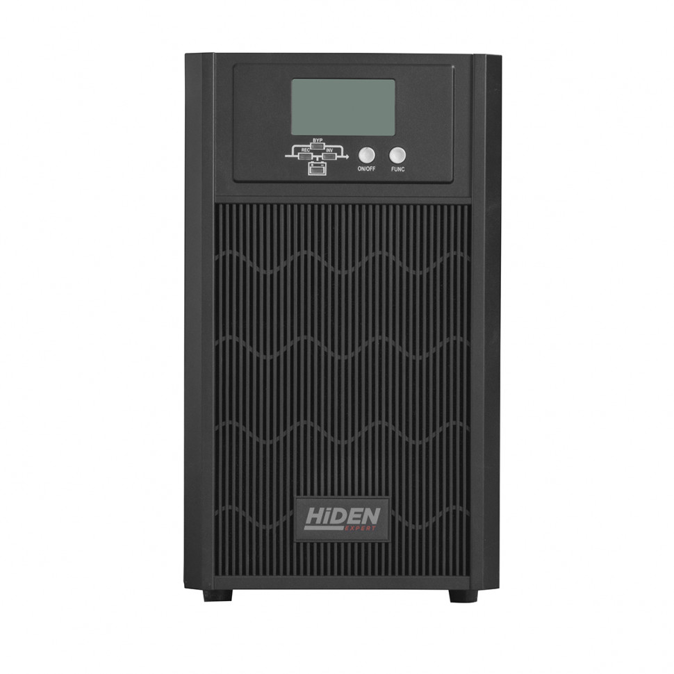 ИБП HIDEN EXPERT HE11003S, встроенные АКБ в корпусе (8х9А/ч), 3 kVA/3 kW (PF=1){С двойным преобразов