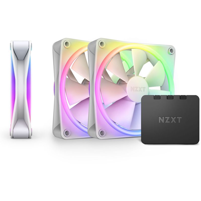 Комплект кулеров для корпуса NZXT F120 RGB DUO Triple Pack (120x120x25mm, 4-pin PWM, RGB, 48.58CFM, 