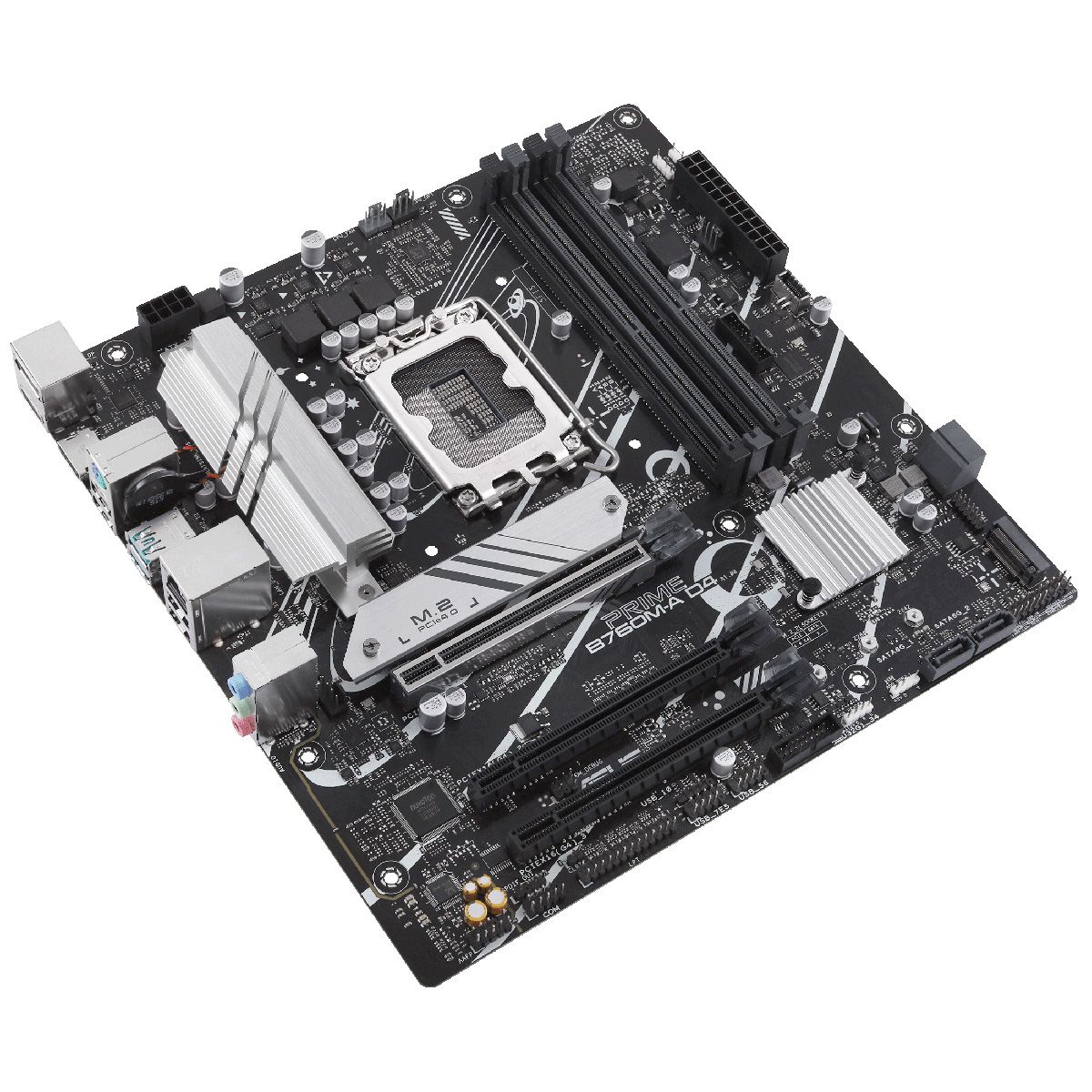 Материнская плата ASUS PRIME B760M-A D4-CSM, LGA1700, B760, 4*DDR4, HDMI+DP, 4xSATA3 + RAID, M2, Aud