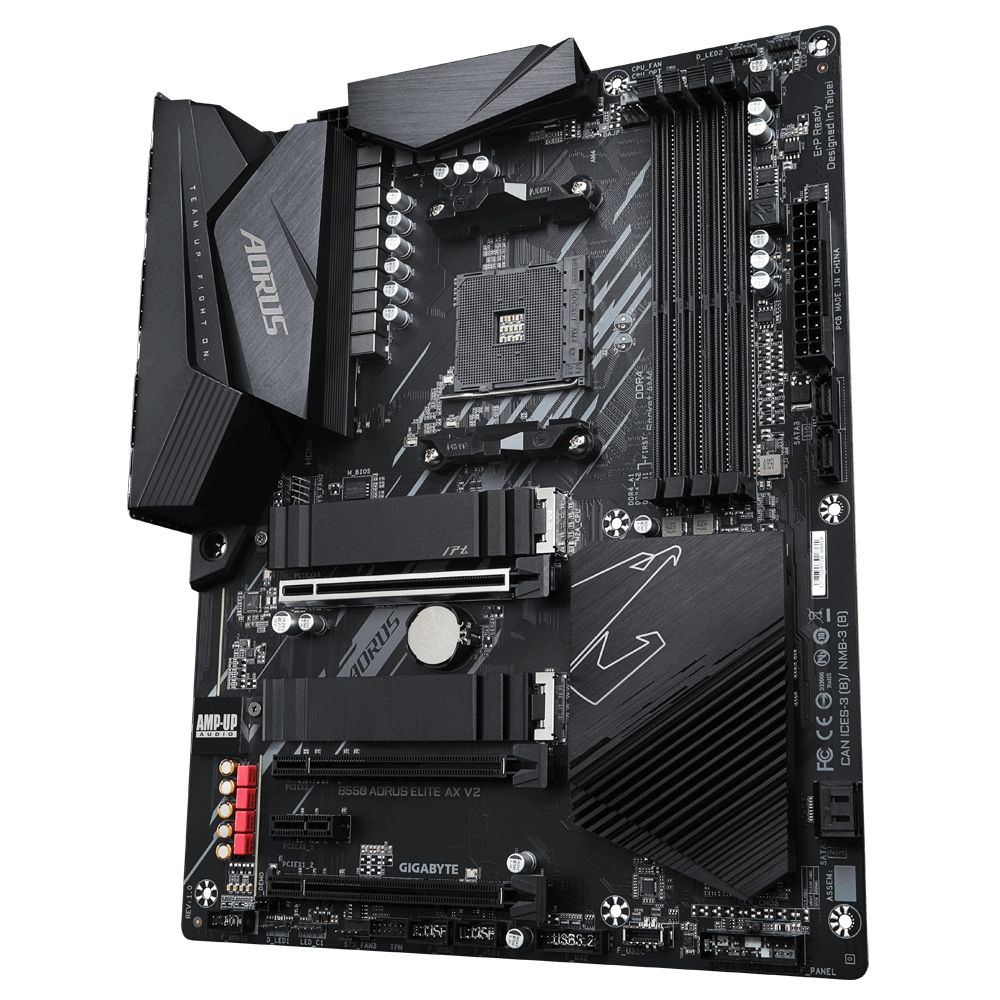 Материнская плата Gigabyte B550 AORUS ELITE AX V2, Socket AM4, AMD B550, 4xDDR4-3200, HDMI+DP, 3xPCI