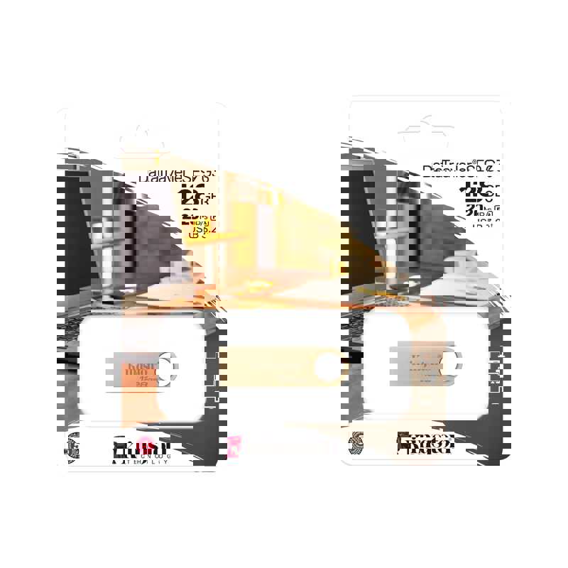 Флеш Диск Kingston 128GB DataTraveler SE9 DTSE9G3/128GB USB3.0 золотистый