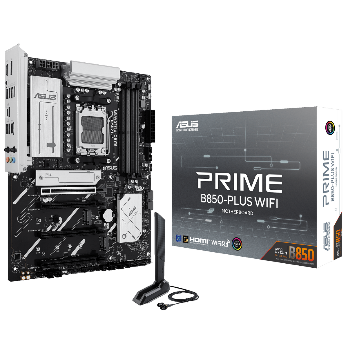 Материнская плата Asus PRIME B850-PLUS WIFI Socket AM5 AMD B850 4xDDR5 ATX AC`97 8ch(7.1) 2.5Gg RAID