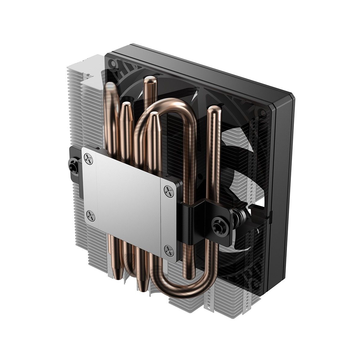 Устройство охлаждения(кулер) ID-Cooling IS-53-XT Soc-AM5/AM4/1200/1700/1851 черный 4-pin 14-33.2dB A