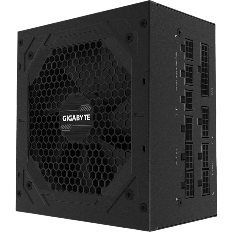 Блок питания Gigabyte ATX 750W GP-P750GM 80+ gold (20+4pin) APFC 120mm fan 8xSATA Cab Manag RTL