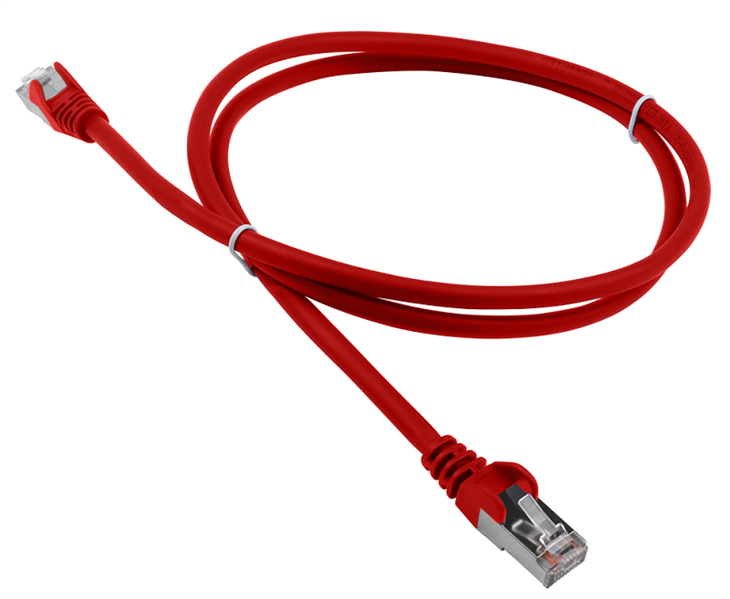 Патч-корд Lanmaster LAN-PC45/S5E-3.0-RD FTP RJ-45 вил.-вилка RJ-45 кат.5E 3м красный LSZH (уп.:1шт)