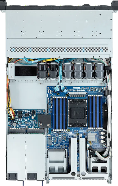 Шасси серверное Gigabyte Server Platform R163-S35 / 1U / 1xIntel (Gen 4/5) / 1xHS / 16xDIMM / 12xSFF