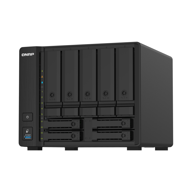 Сетевое хранилище без дисков/ SMB QNAP TS-932PX-4G 9-Bay NAS, 5 x 3.5" and 4 x 2.5" drive slots, Alp