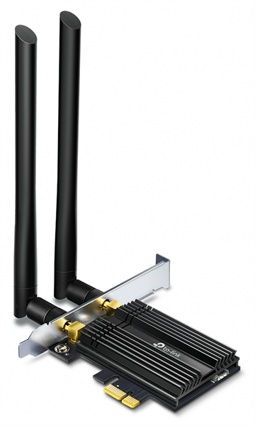 сетевой адаптер TP-Link Archer TX50E, AX3000 Dual Band Wi-Fi 6 Bluetooth PCI Express Adapter