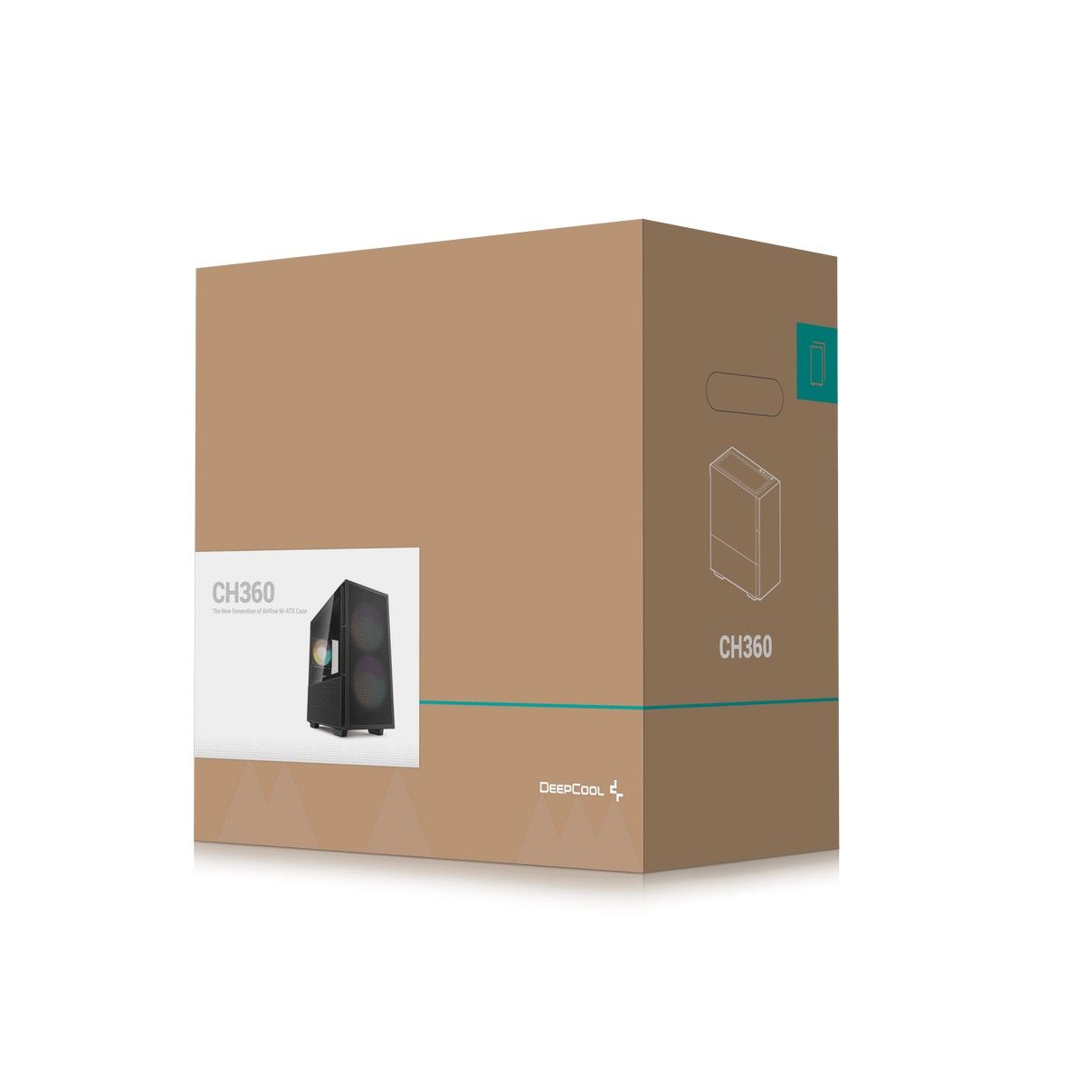 Корпус Deepcool CH360 R-CH360-BKAPE3-G-1