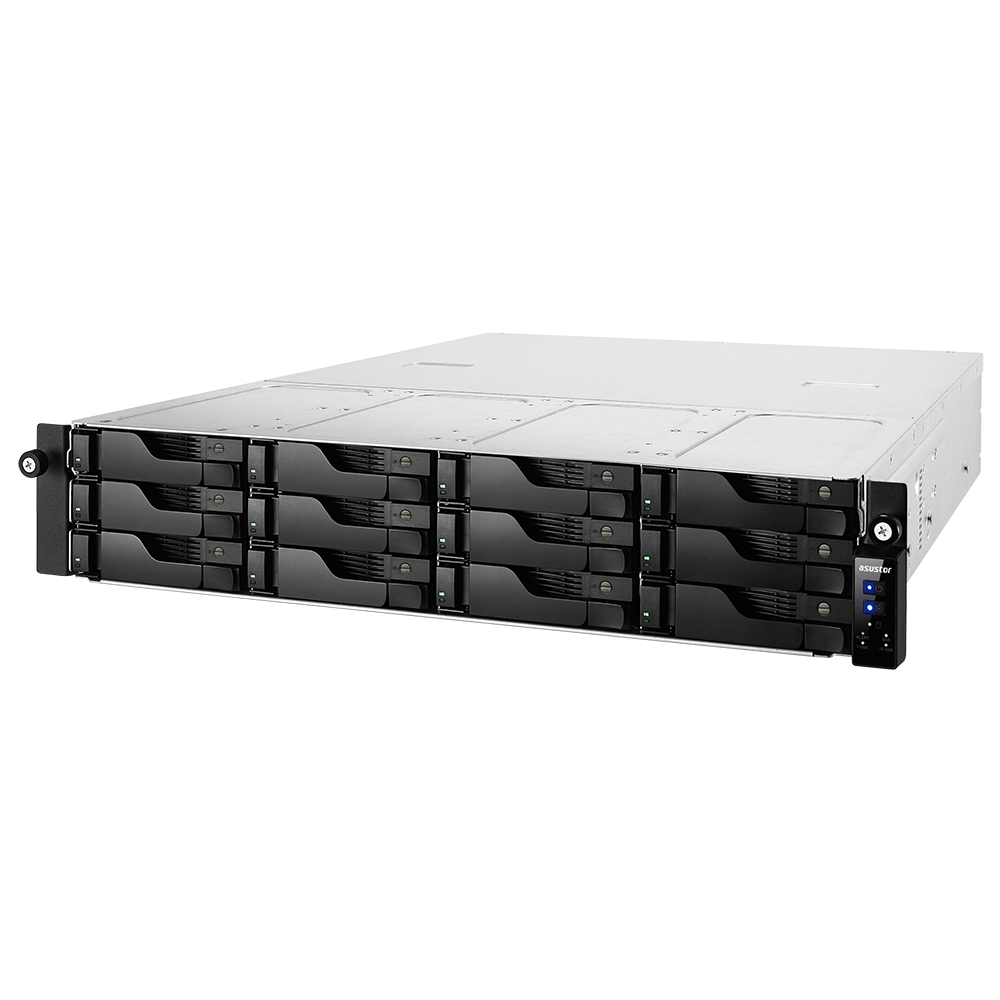 Платформа СХД ASUSTOR AS7112RDX 12 Bay (Max.24) 2xM.2 4xGLAN 8GB (Max.128 GB) DDR4 2xUSB-C 4xUSB