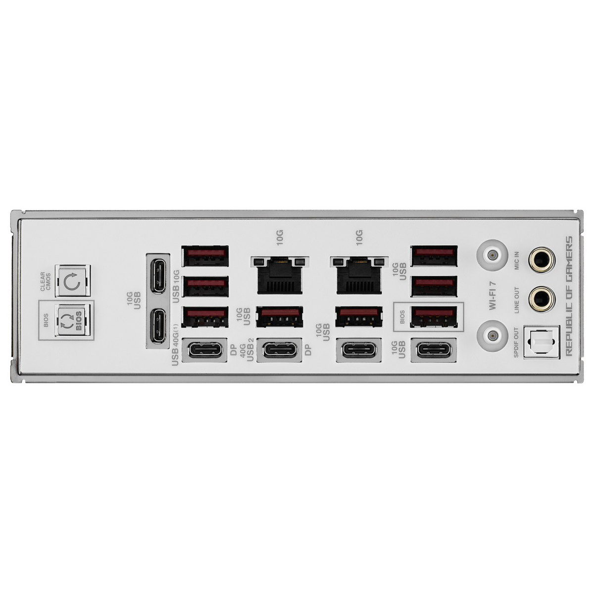 Материнская плата ASUS ROG CROSSHAIR X870E GLACIAL AM5 E-ATX 4xDDR5 2xPCIEx16 2xM.2 2xUSB-C 2x10GLAN
