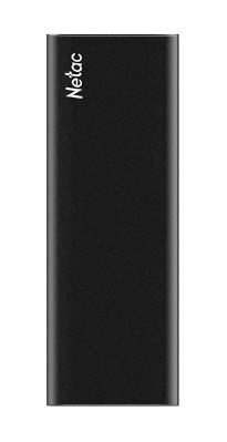 Накопитель SSD Netac USB-C 128GB NT01ZSLIM-128G-32BK Z Slim черный