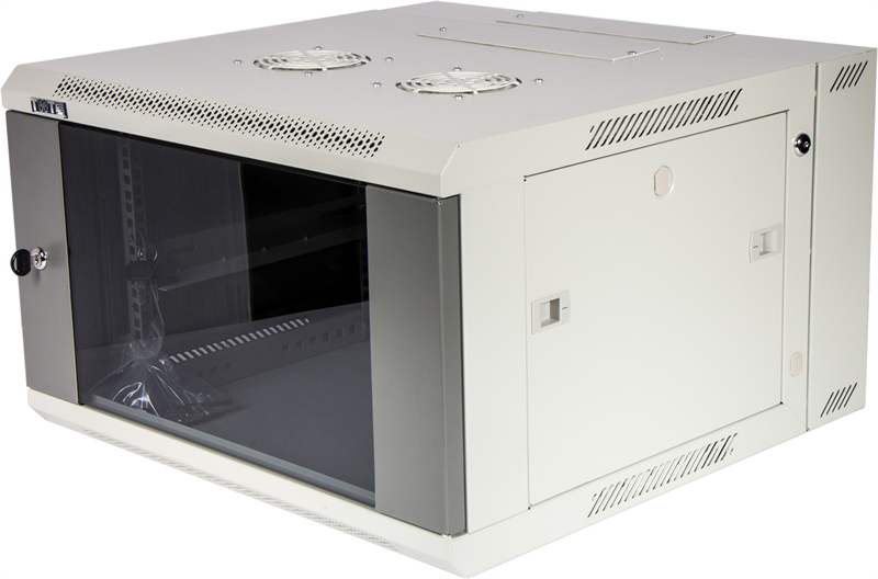Шкаф Шкаф настенный серии Pro, 3-секционный, 9U 600x600, стеклянная дверь