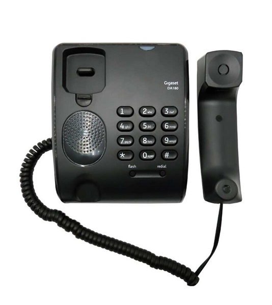 Телефон проводной Gigaset DA180 черный