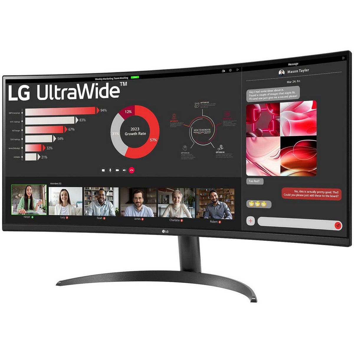 Монитор LG 34" UltraWide 34WR50QK-B черный VA LED 21:9 HDMI матовая 300cd 178гр/178гр 3440x1440 100H