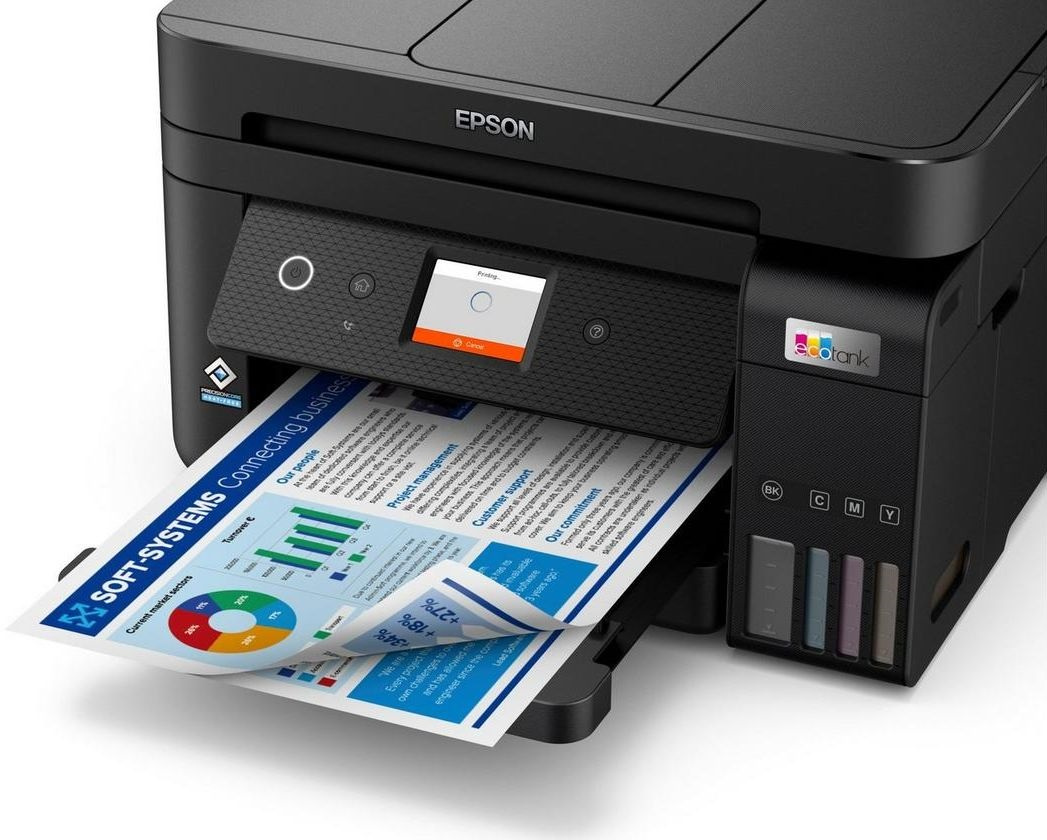 МФУ струйный Epson L6290 (C11CJ60405/505/408/507) A4 Duplex Net WiFi черный