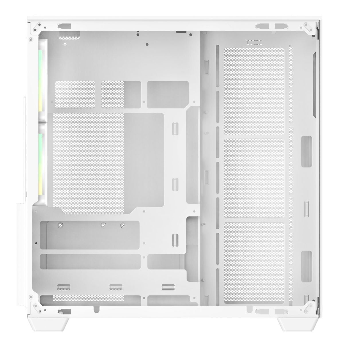 Корпус Ocypus Delta C74 WH ARGB, Midi-Tower, TG, 2x120mm ARGB, 2xUSB-A 3.0 + 1xUSB-C 3.1, ATX, mATX,