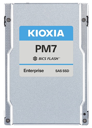 SSD накопитель KIOXIA Enterprise SSD 2,5"(SFF), PM7-V, 3200GB (3.2TB), SAS 24G (SAS-4, 22,5Gbit/s), 