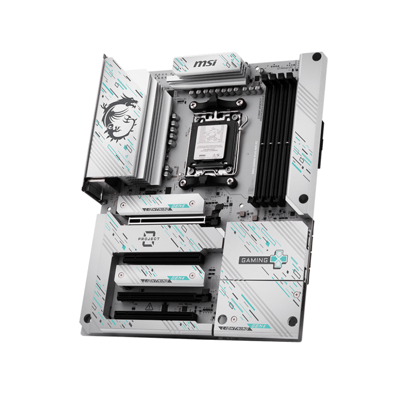 Материнская плата MSI B850 GAMING PLUS WIFI PZ B850, AM5, 4*DDR5, 4*PCIEx16, 3*M.2, 3*TypeC, 1*USB3.