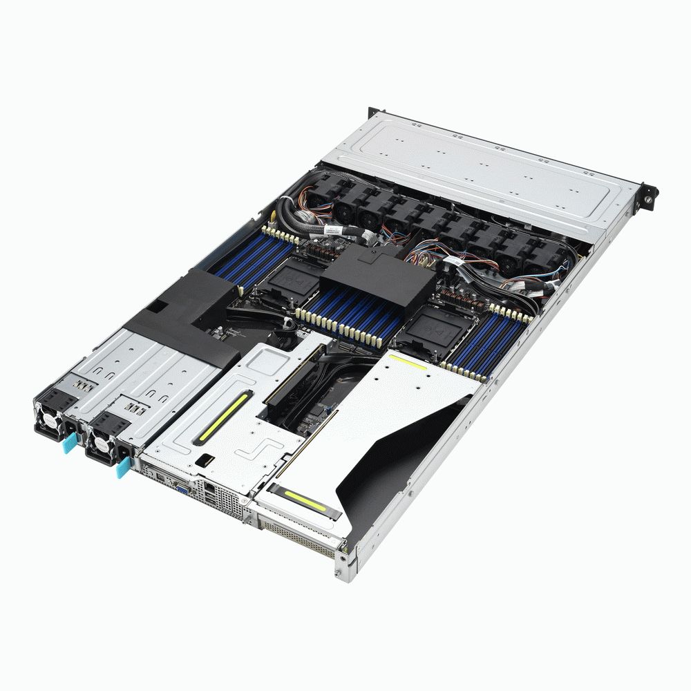 Серверная платформа ASUS RS700-E11-RS12U, 1U, 2x Socket-E LGA4677, 32x DDR5 4800*/5600*, 12x2.5'' NV