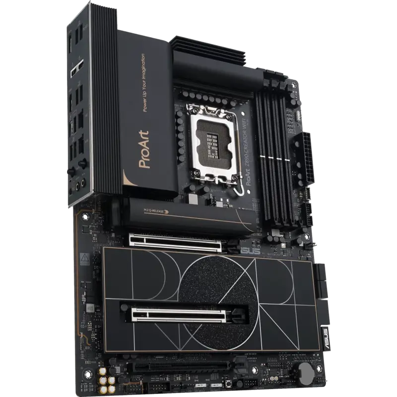 Материнская плата Asus PROART Z890-CREATOR WIFI Soc-1851 Intel Z890 4xDDR5 ATX AC`97 8ch(7.1) 1 x 10