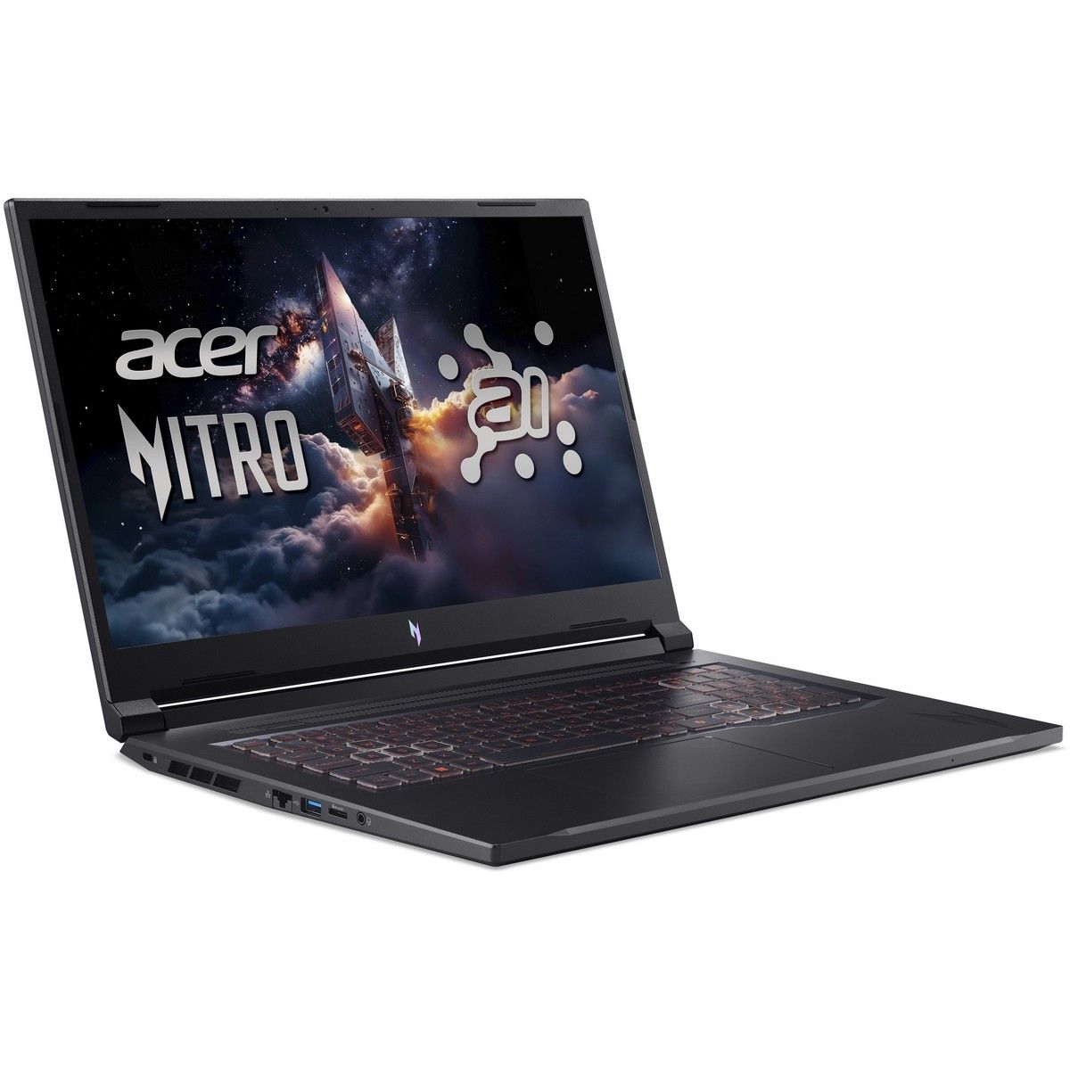 Ноутбук Acer Nitro V 17 AI ANV17-41-R0P2 Ryzen 7 260 32Gb SSD1Tb NVIDIA GeForce RTX 5060 8Gb 17.3" I