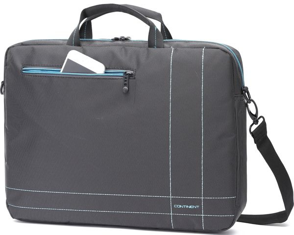 Сумка для ноутбука 15.6" Continent CC-201 GB серый нейлон/полиэстер