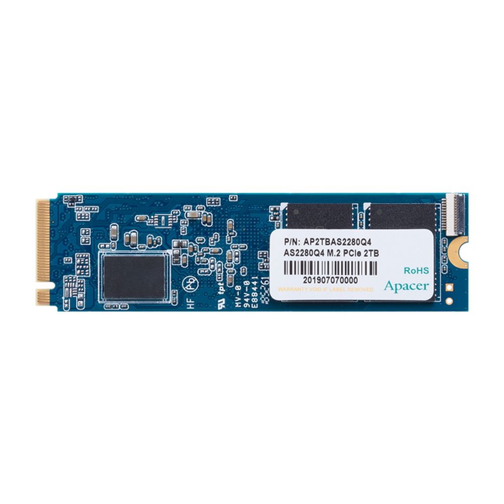 Твердотельный накопитель Apacer SSD AS2280Q4U 1TB M.2 2280 PCIe Gen4x4, R7300/W6000 Mb/s, 3D NAND, M
