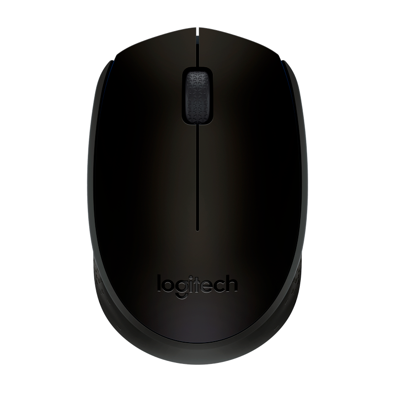 Мышь Logitech M171 черный/серый оптическая 1000dpi беспров. USB для ноутбука 2but (910-004643)