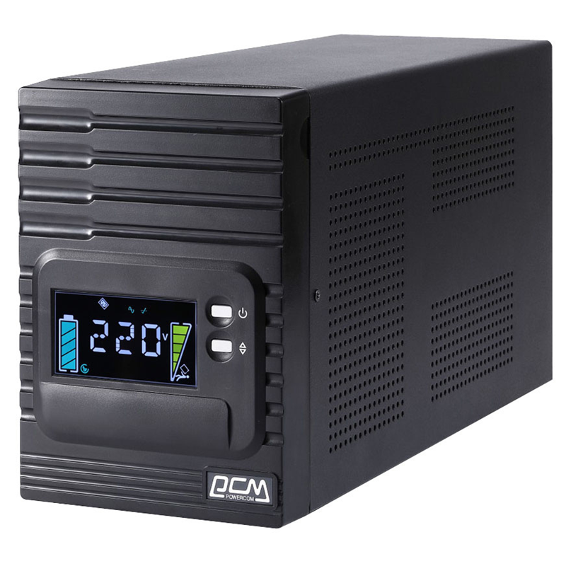 Источник бесперебойного питания Powercom Smart King Pro+ SPT-2000, Line-Interactive, LCD, 2000VA/160