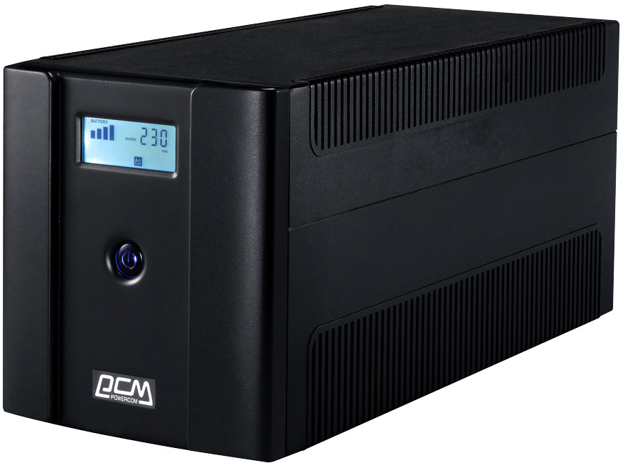 Источник бесперебойного питания Powercom Raptor RPT-2000AP LCD 1200Вт 2000ВА черный
