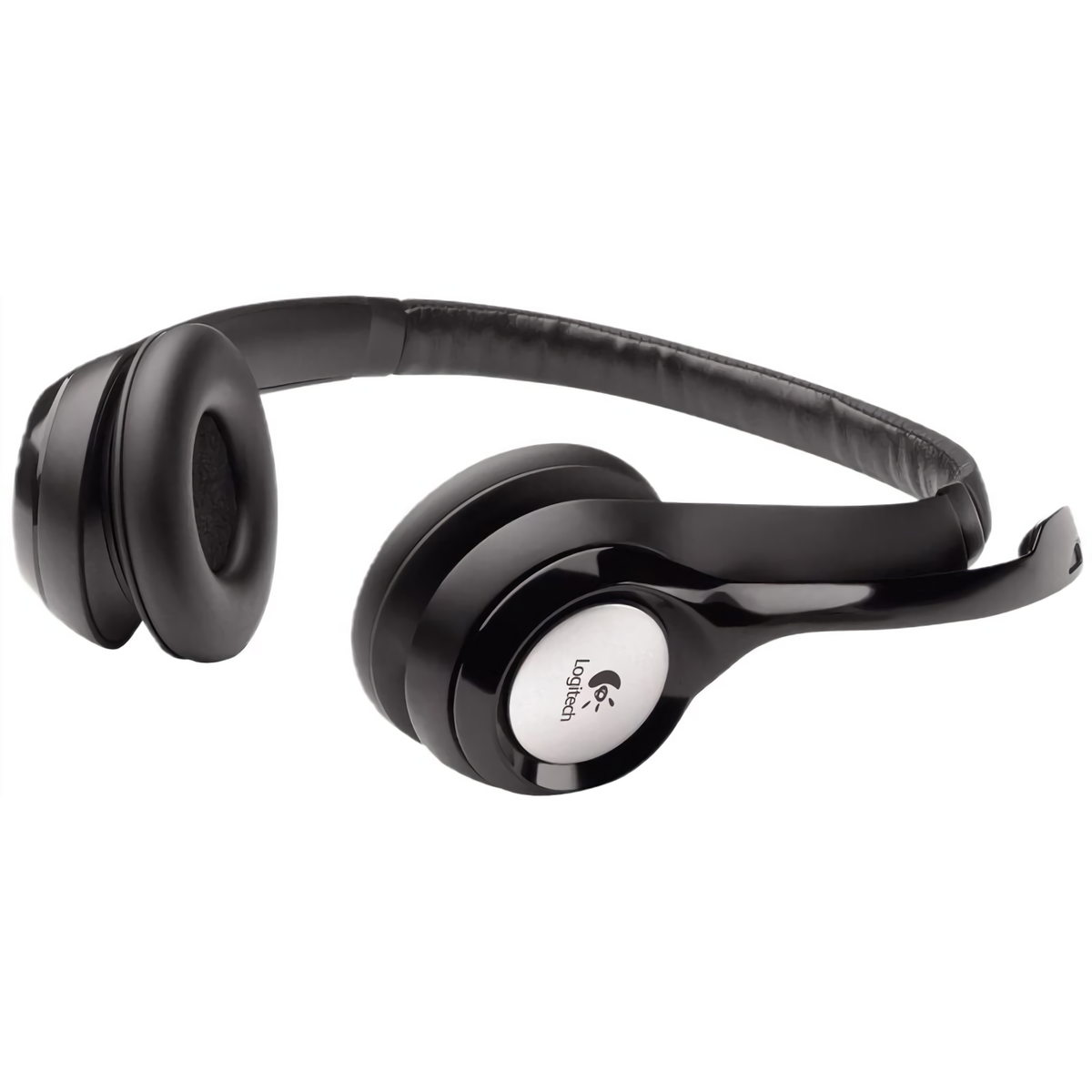 Наушники с микрофоном Logitech H390 черный 1.9м накладные USB оголовье (981-000803)