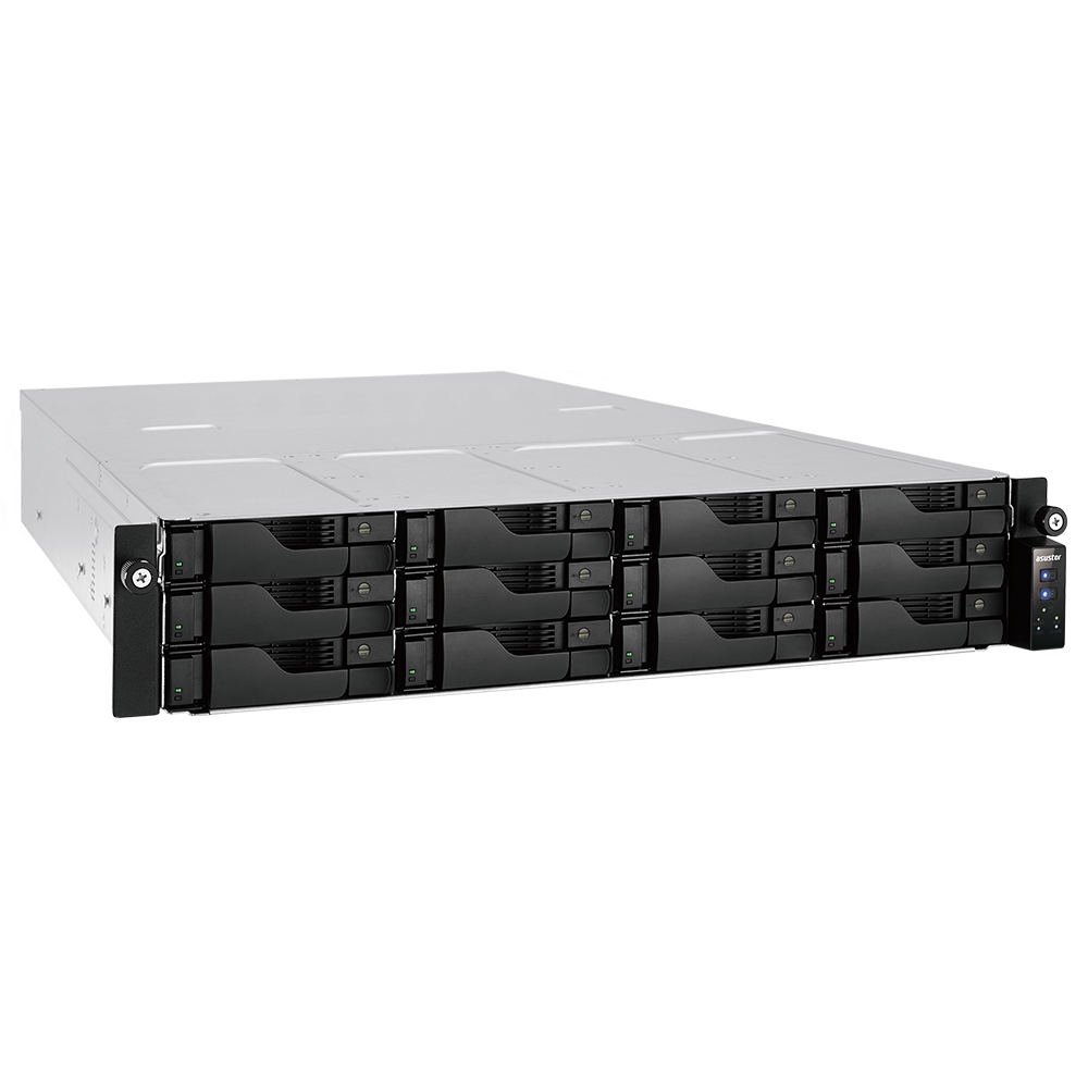 Платформа СХД ASUSTOR AS7112RDX 12 Bay (Max.24) 2xM.2 4xGLAN 8GB (Max.128 GB) DDR4 2xUSB-C 4xUSB