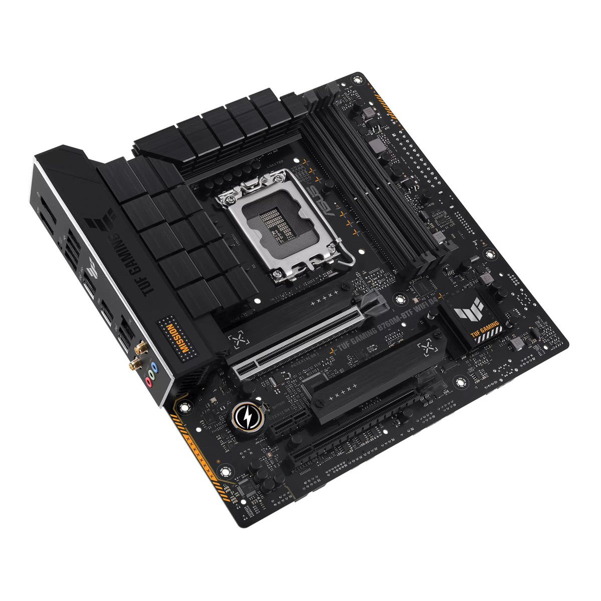 Материнская плата ASUS TUF GAMING B760M-BTF WIFI D4, LGA1700 4xDDR4 4xSATA3 3xM.2 RAID HDMI DP mATX