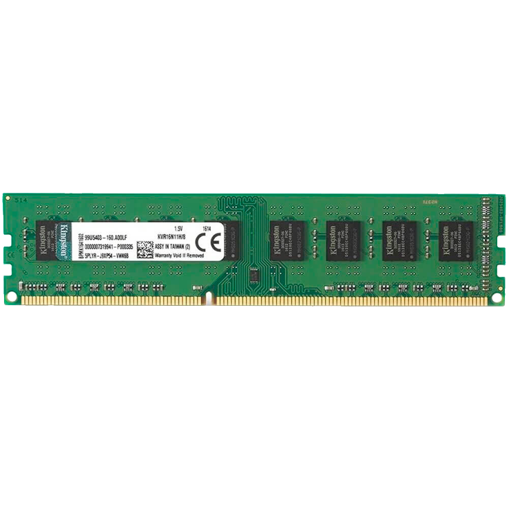 Память DDR3 8GB 1600MHz Kingston KVR16N11H/8WP Valueram RTL PC3-12800 CL11 DIMM 240-pin 1.45В dual r
