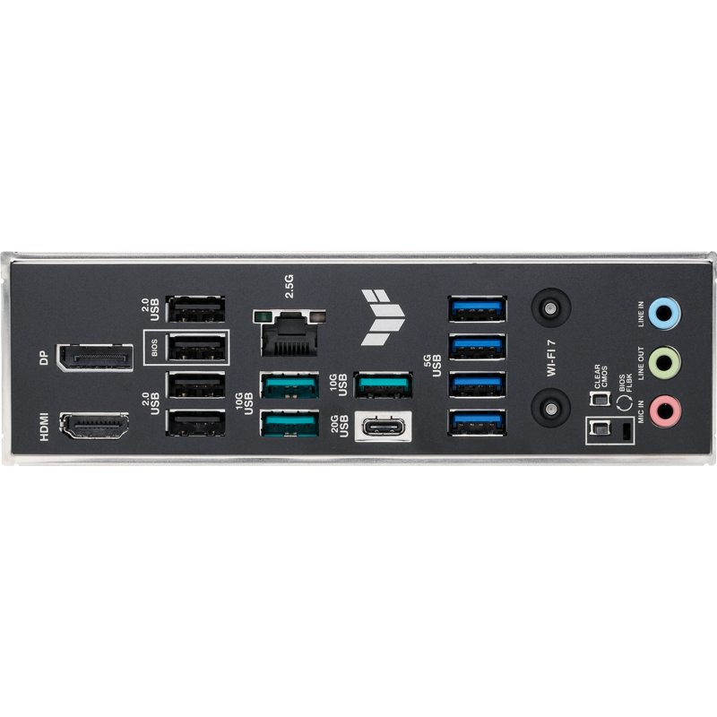 Материнская плата Asus TUF GAMING B850M-PLUS WIFI7 Socket AM5 AMD B850 4xDDR5 mATX AC`97 8ch(7.1) 2.