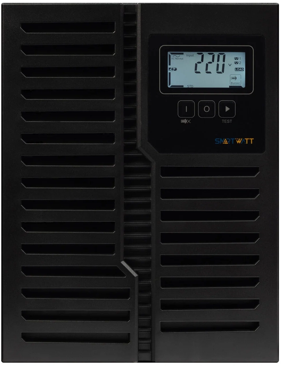 Онлайн, мощность 2000/1800 ВА/Вт, напольный, LCD дисплей, управляемые розетки, IEC13 - 8 шт.