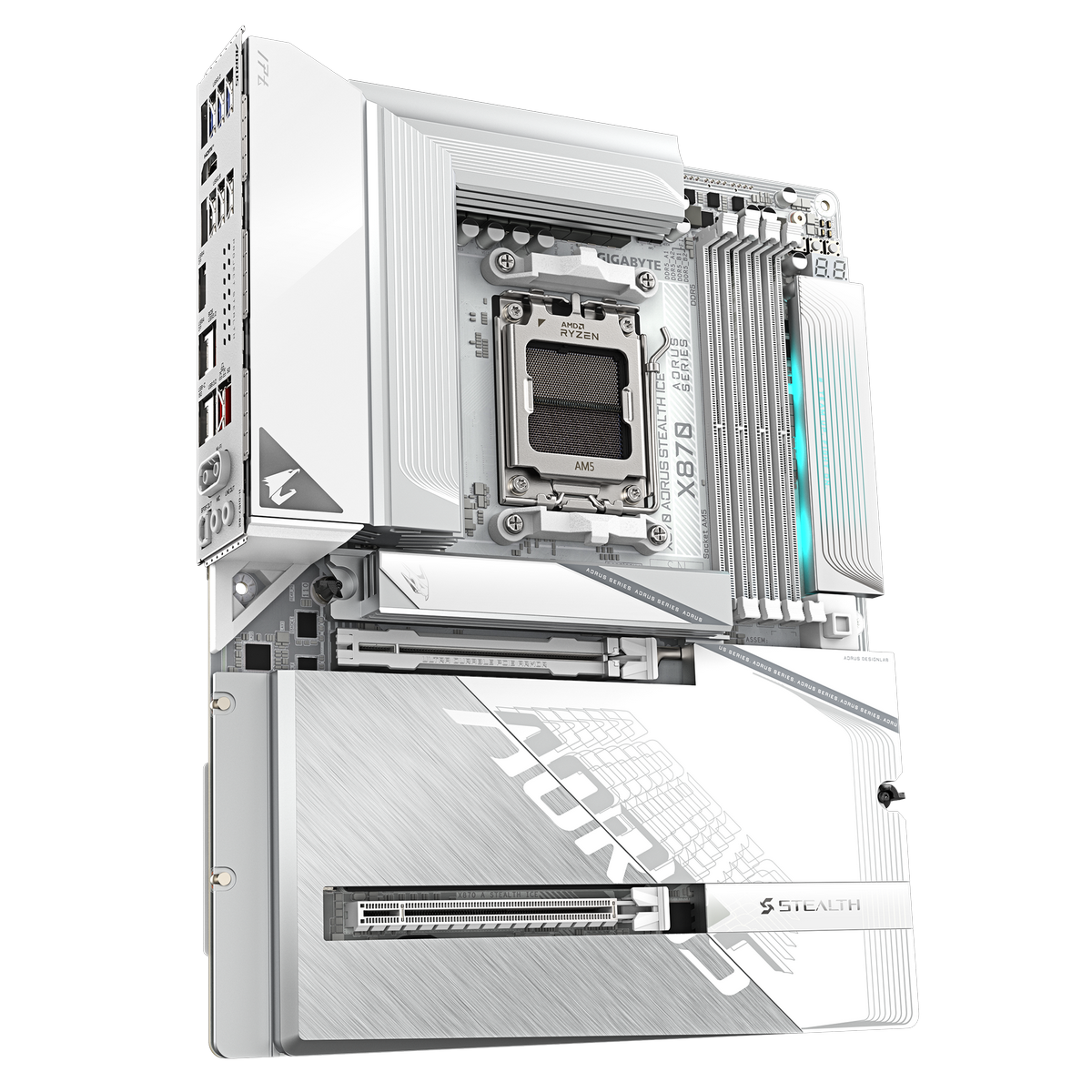 Материнская плата Gigabyte X870 AORUS STEALTH ICE, RTL