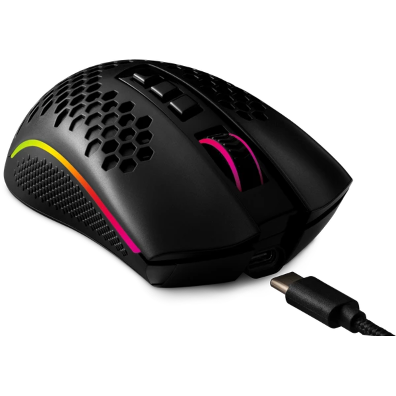 Мышь Redragon Storm Pro черный оптическая 16000dpi беспров. USB 8but (78127)