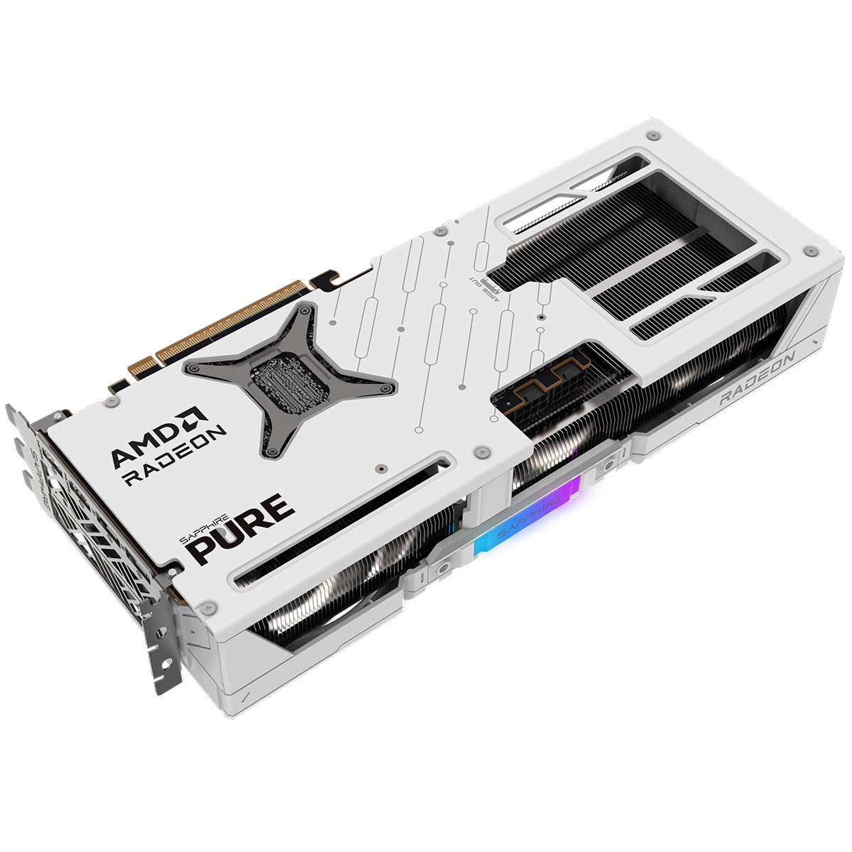 Видеокарта Sapphire PCI-E 5.0 11349-02-20G PURE AMD RADEON RX 9070 OC AMD Radeon RX 9070 16Gb 256bit