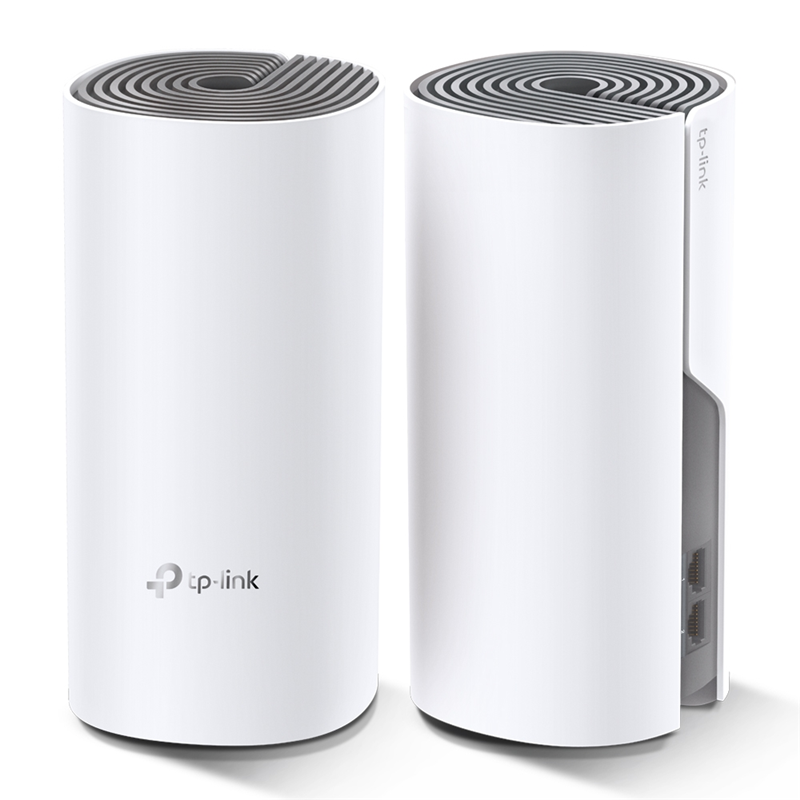 TP-Link Deco E4(2-pack), AC1200 Домашняя Mesh Wi-Fi система, 2 устройства, до 300 Мбит/с на 2,4 ГГц 