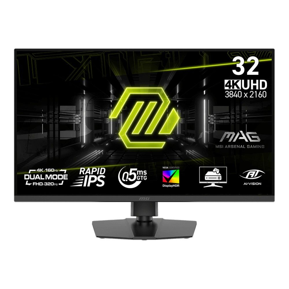 Монитор 31.5" MSI MAG 322URDF E16 Black (Rapid IPS, 3840x2160/1920x1080, HDMI+HDMI+DP, USB Hub,