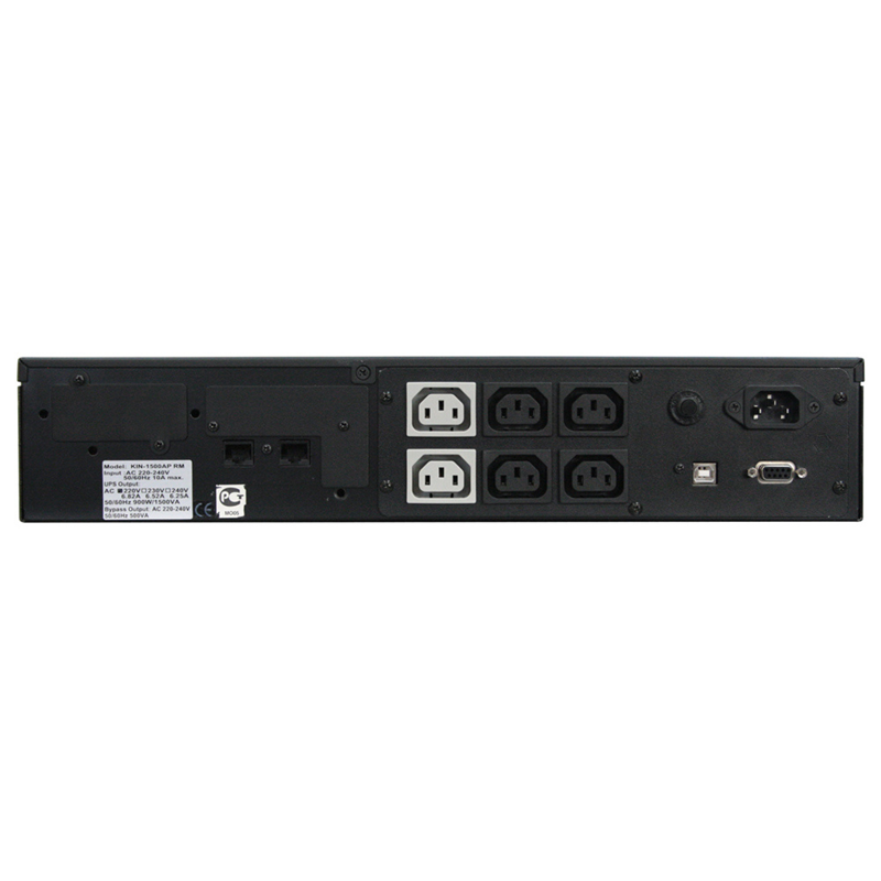 Источник бесперебойного питания Powercom King Pro RM KIN-1200AP LCD 960Вт 1200ВА черный