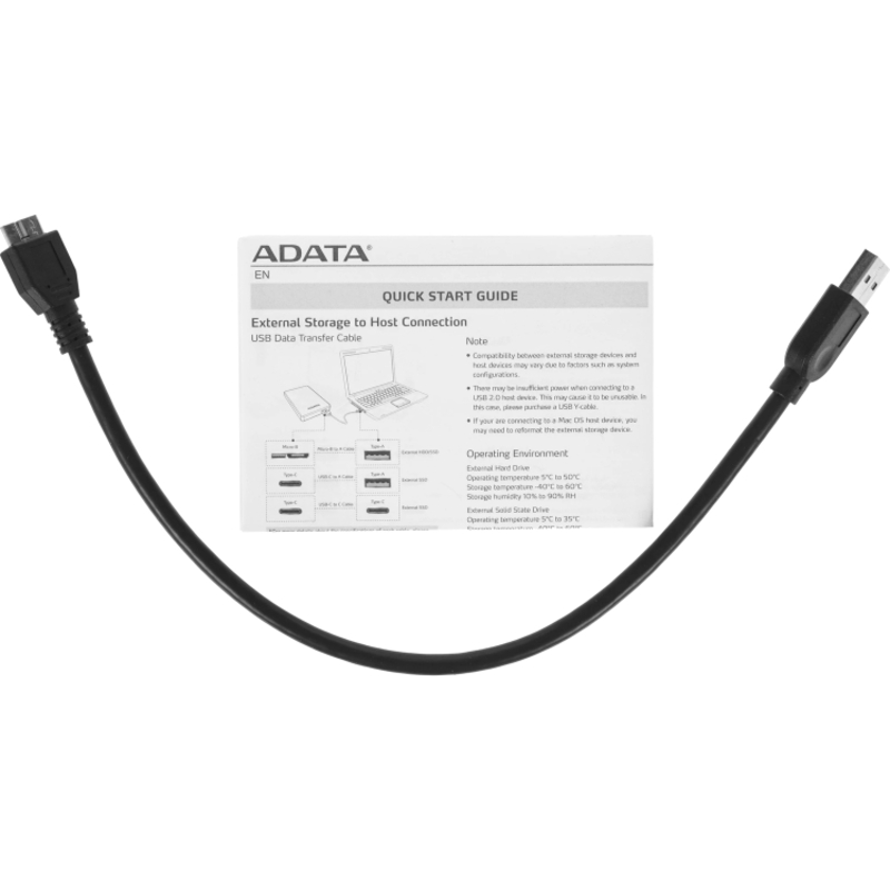 Накопитель SSD A-Data USB3.1 512GB SD620-512GCRD SD620 2.5" красный