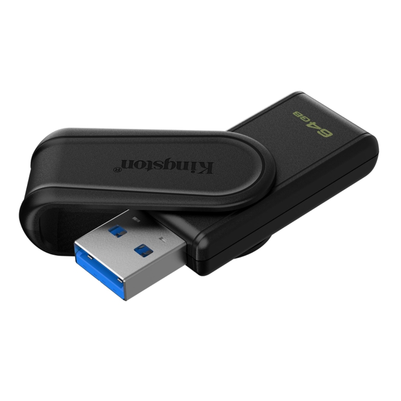 Флеш Диск Kingston 64GB DataTraveler Exodia S DTXS/64GB USB3.0 черный