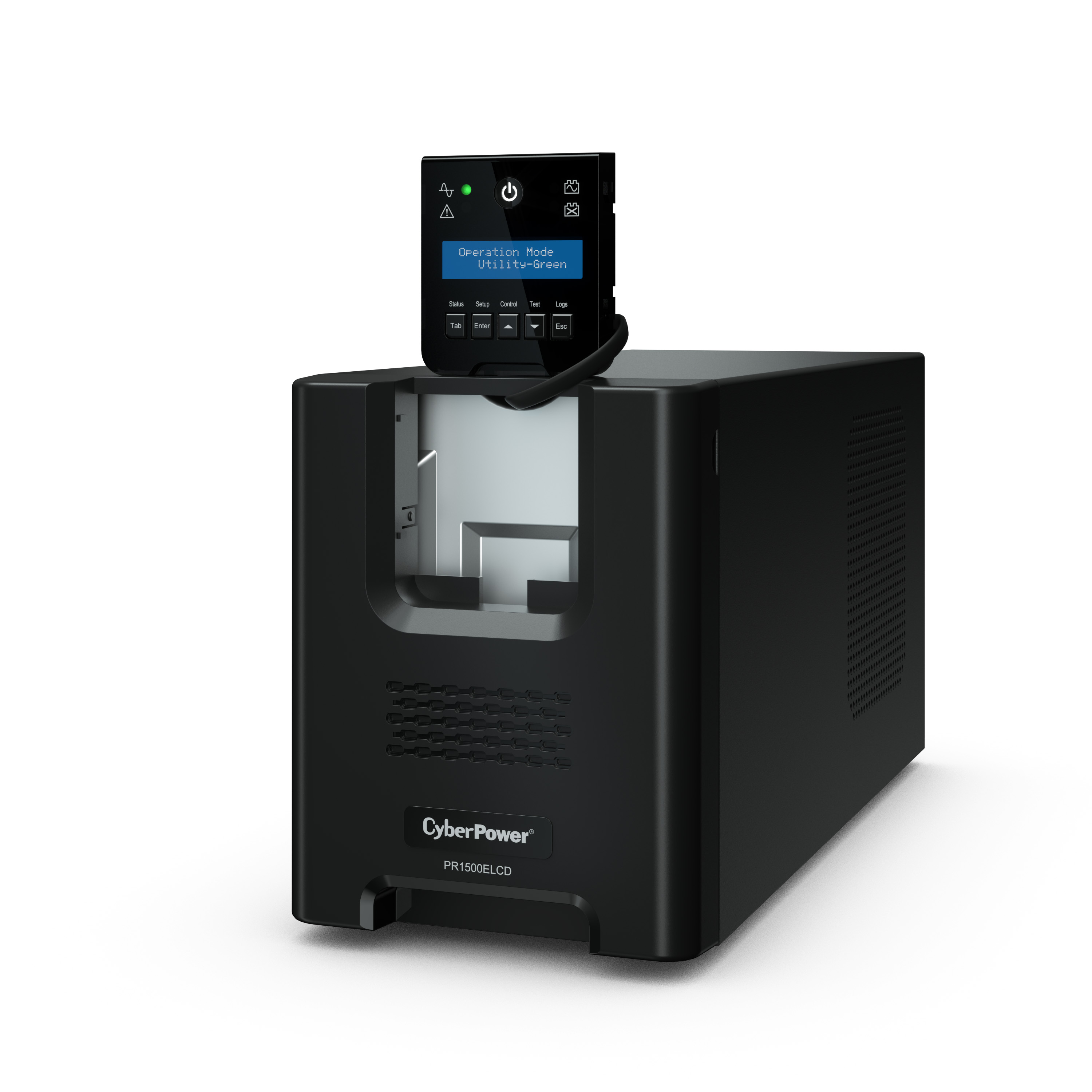 CyberPower ИБП Line-Interactive PR1500ELCD 1500VA/1350W USB/RS-232/EPO/SNMPslot (8 IEC С13)
