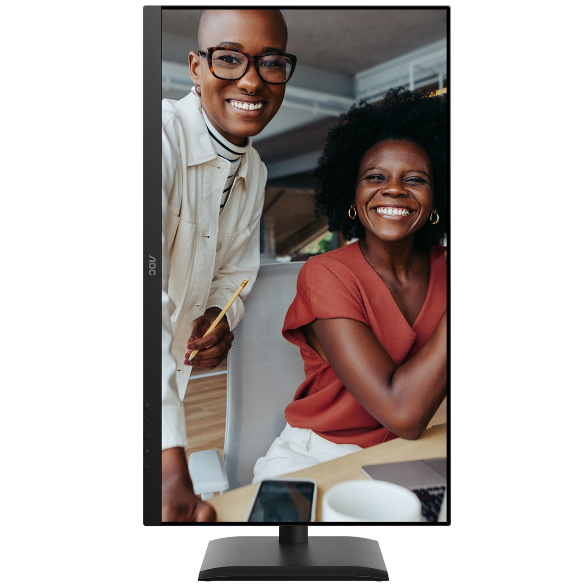Монитор 27" AOC U27E4CV Black (4K, IPS, 3840x2160, 60Hz, 4 ms, 178°/178°, 400 cd/m, +2xHDMI 2.0