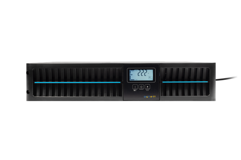 Источник бесперебойного питания SMARTWATT ИБП Онлайн, 1000/900 ВА/Вт, стоечный/напольный, LCD диспле