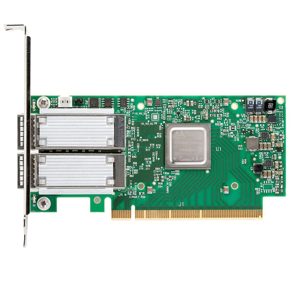 Сетевая карта Mellanox ConnectX-5 Ex EN network interface card, 100GbE dual-port QSFP28, PCIe4.0 x16