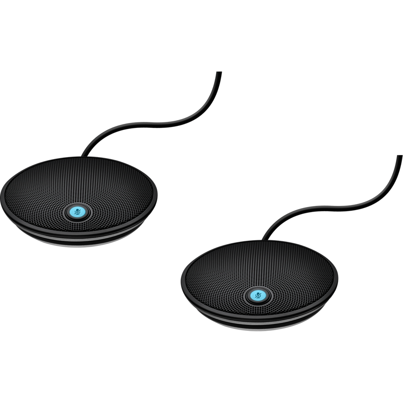 Микрофон проводной Logitech ConferenceCam Group 2.4м черный